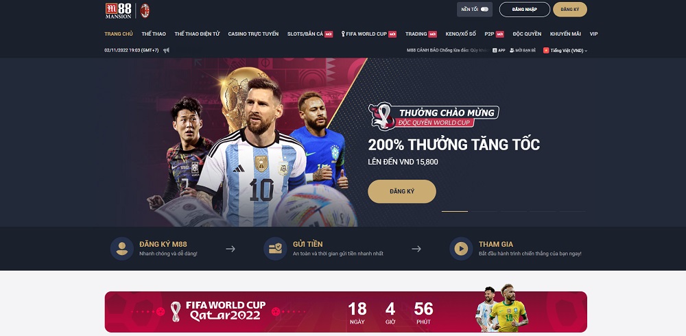 M88 World Cup 2022