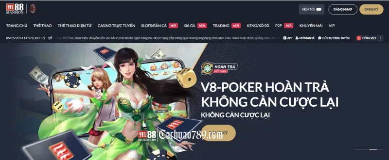 V8poker-M88